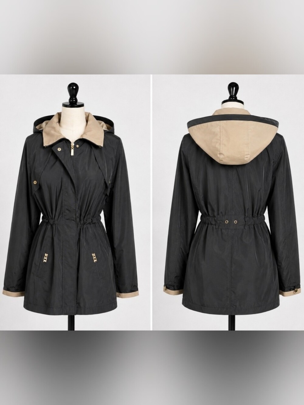 Black Rain Coat